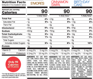 3 Flavor Variety S’mores. Birthday. Cinnamon .74oz