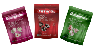 3 Flavor Variety Popcorn [Cocoa. Birthday. Peppermint] 3.6oz